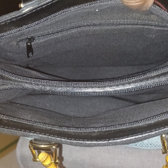 Bamboo & Suede Handbag